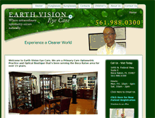Tablet Screenshot of earthvisioneyecare.com